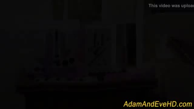 Babe rides strapon cock