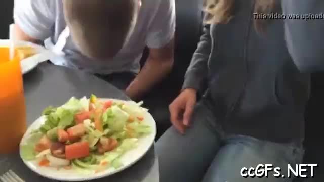 Teen hotty rides on big cock